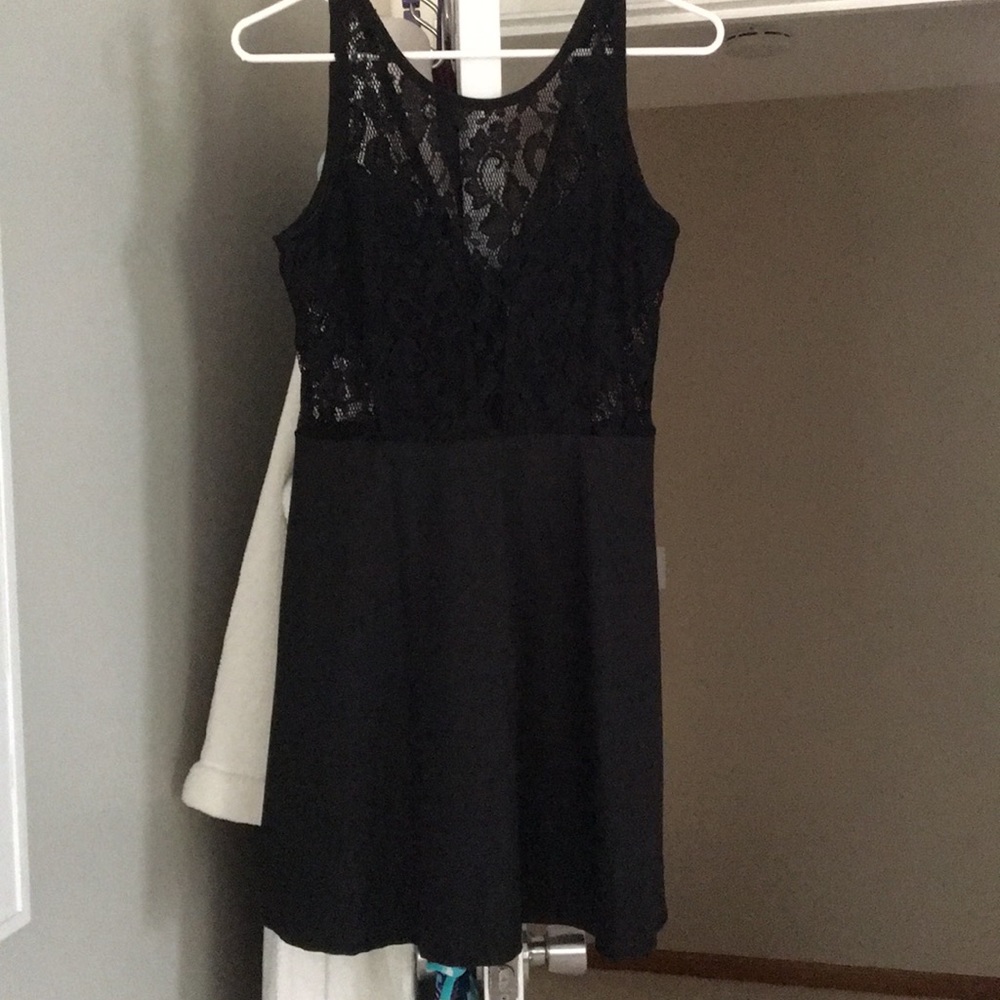 Short Black Lace Dress (small)